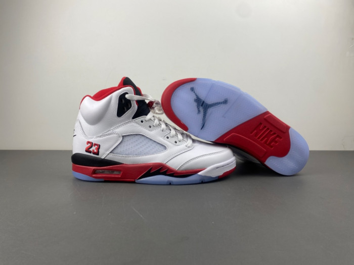 Air Jordan 5 “Fire Red Black Tongue” HQ7978-101