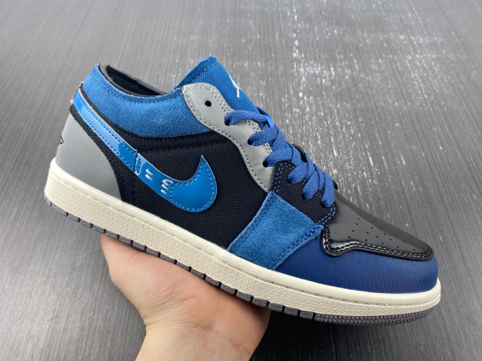 air jordan 1 low se craft "obsidian" dr8867-400