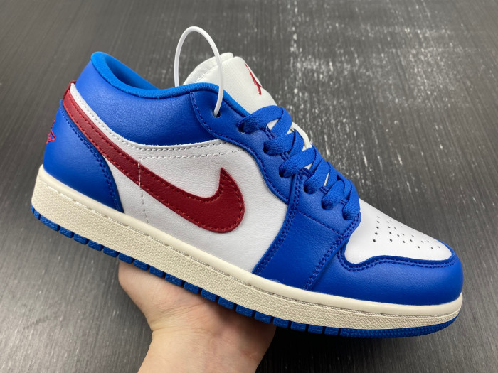 air jordan 1 low wmns "sport blue" dc0774-416