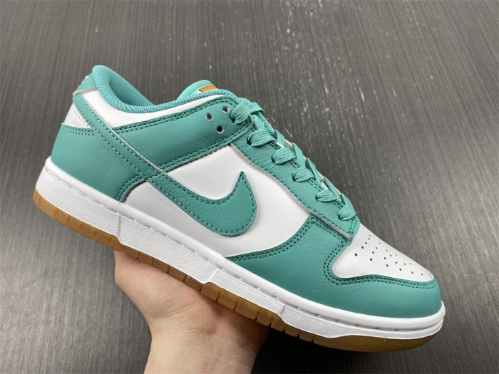 nike dunk low white turquoise - dv2190-100
