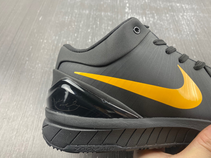nike kobe 4 protro black university gold fq3544-001