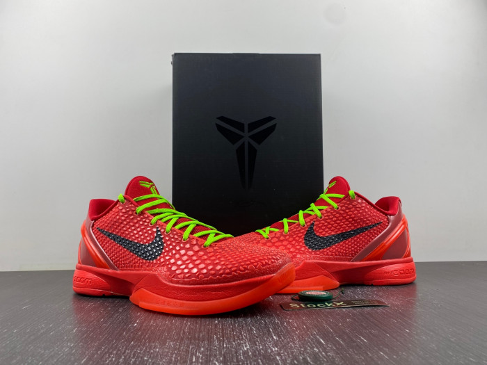 nike kobe 6 protro reverse grinch fv4921-600
