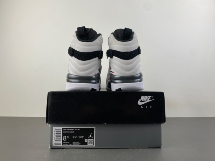 Jordan 8 Retro White True Red (2025)