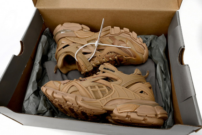 belanciaga Track 2 Sneaker Military Brown 568615 W3AG1 2706