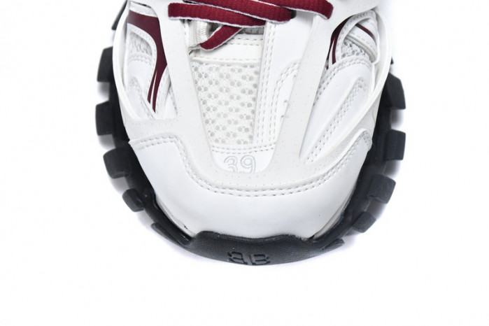 belanciaga Tess S. White Claret Red 542436 W1JH 1915