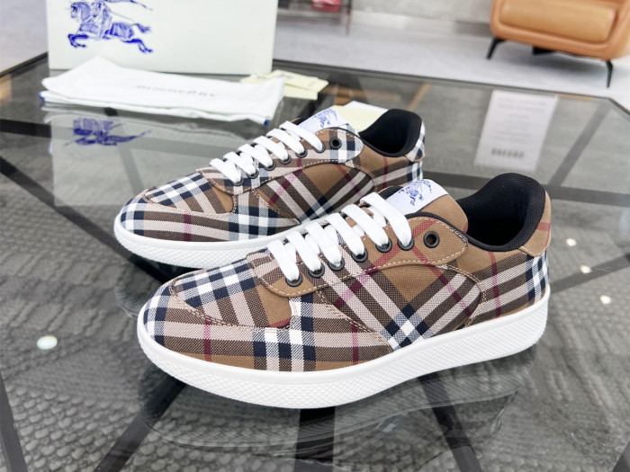 Bur*berry Check Terrace Sneakers
