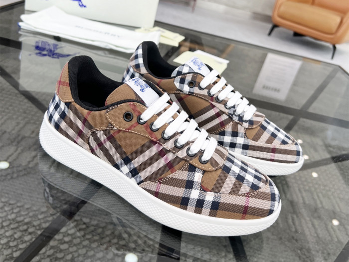 Bur*berry Check Terrace Sneakers