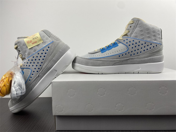 union x air jordan 2 "grey fog" dn3802-001