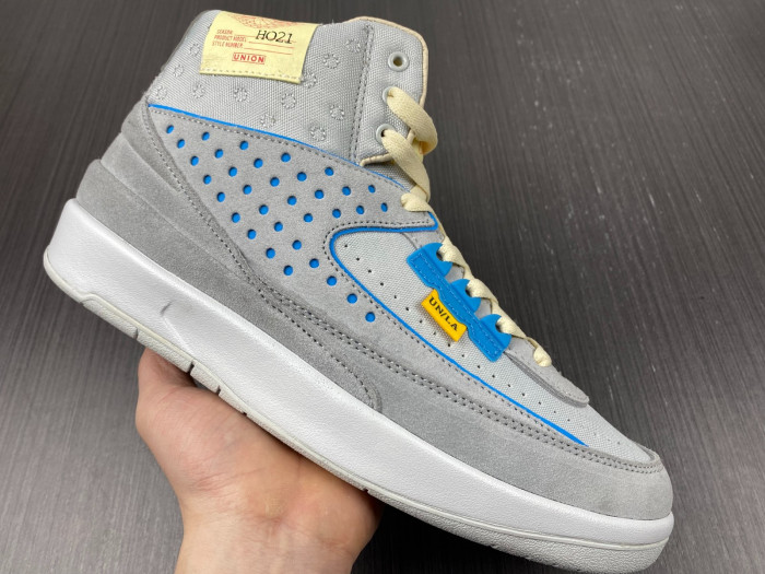 union x air jordan 2 "grey fog" dn3802-001