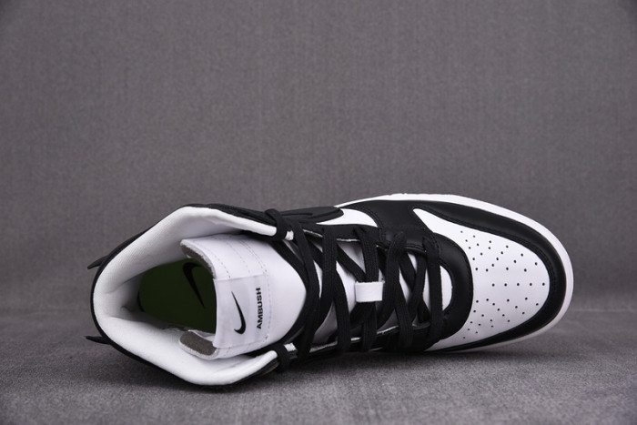 nike dunk high ambush black white cu7544-001