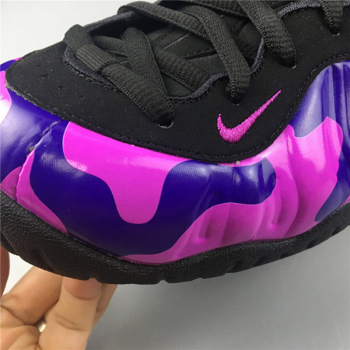 nike air foamposite pro "purple camo" (black) - 624041-012