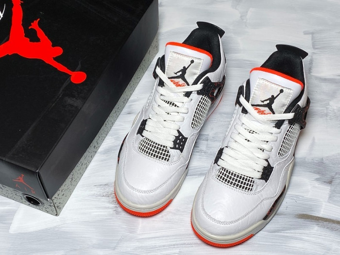 air jordan 4 pale citron bright crimson 308497-116