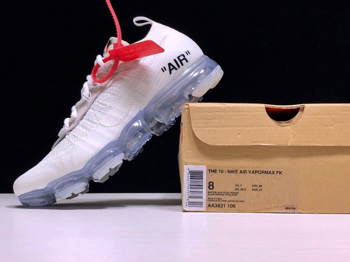 ow nike air vapormax white aa3831-100