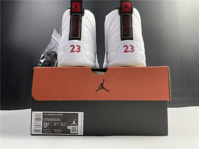 air jordan 12 twist white red ct8013-106