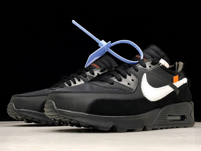 off white nike air max 90 black aa7293-001