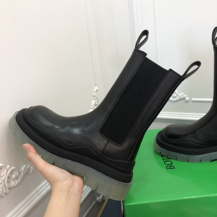 Botteg*Venta Tire Leather Ankle boots