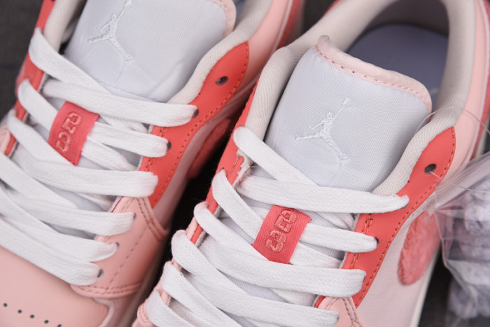 air jordan 1 low white pink grey dm5443-666