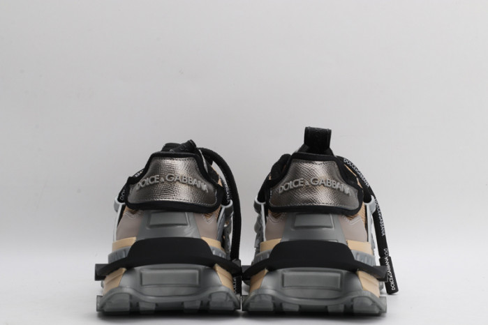 mixed-material space sneakers