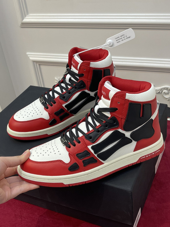 amiri* skel leather sneakers