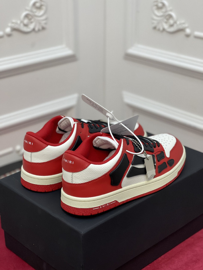 amiri* skel leather sneakers