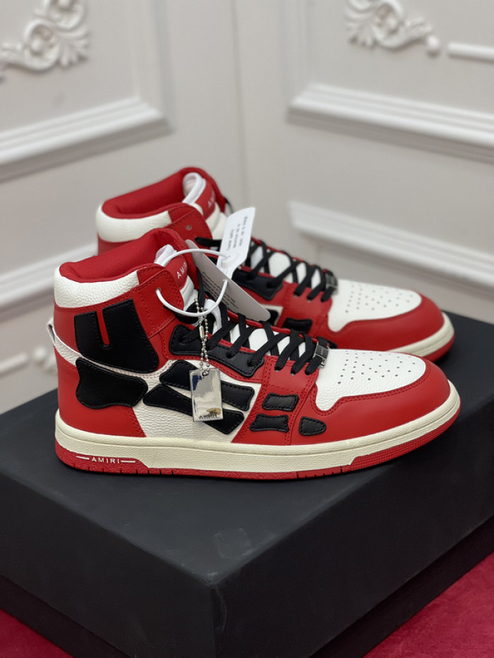 amiri* skel leather sneakers