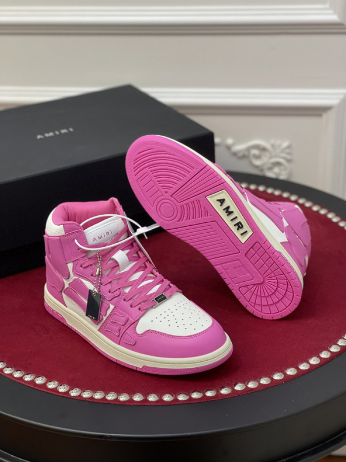 amiri* skel leather sneakers