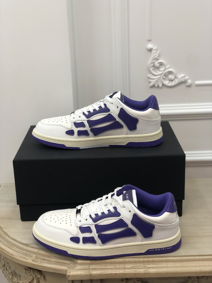 amiri* skel leather sneakers