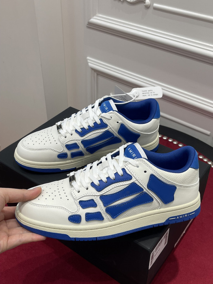 amiri* skel leather sneakers