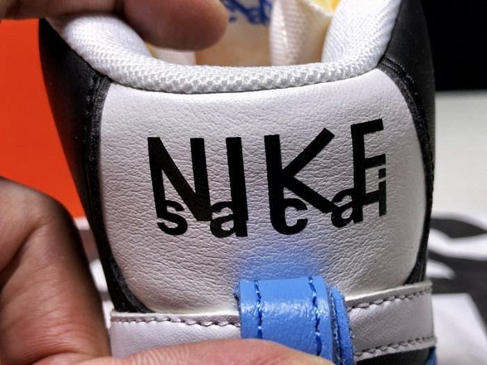 nike blazer mid sacai white black legend blue bv0072-001