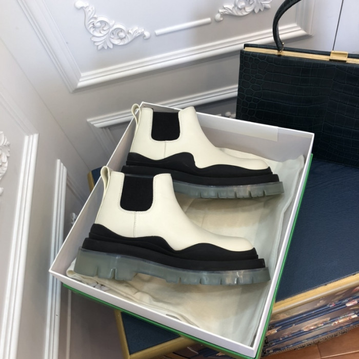 Botteg*Venta Tire Leather Ankle boots