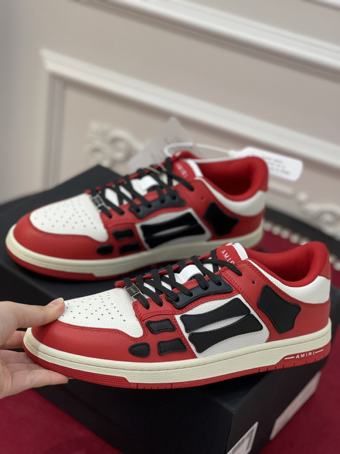 amiri* skel leather sneakers