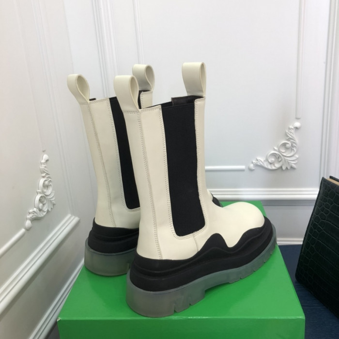 botteg*Ve*ne*ta tire leather ankle boots
