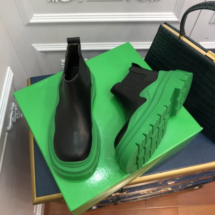 Botteg*Venta Tire Leather Ankle boots