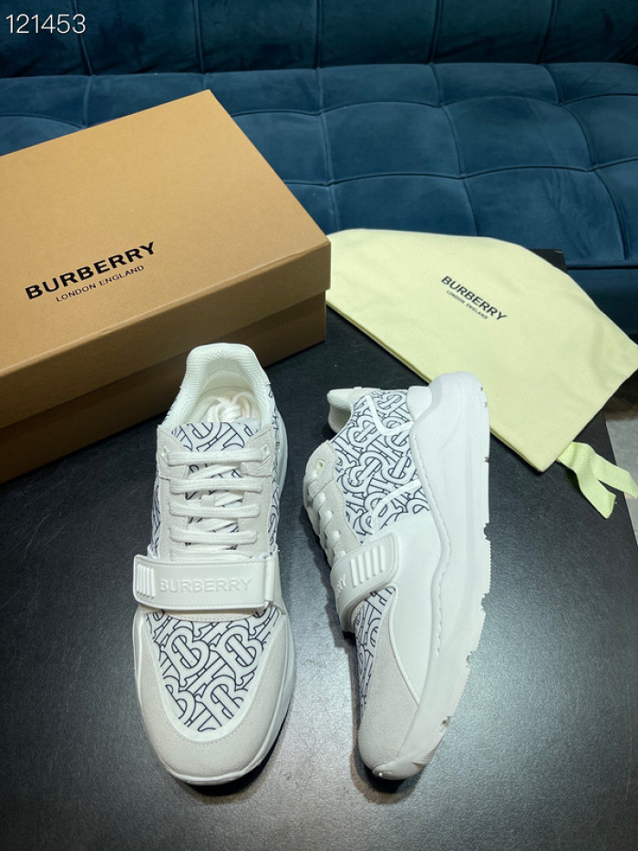 Bur*berry Vintage Check, Leather and Mesh Sneakers