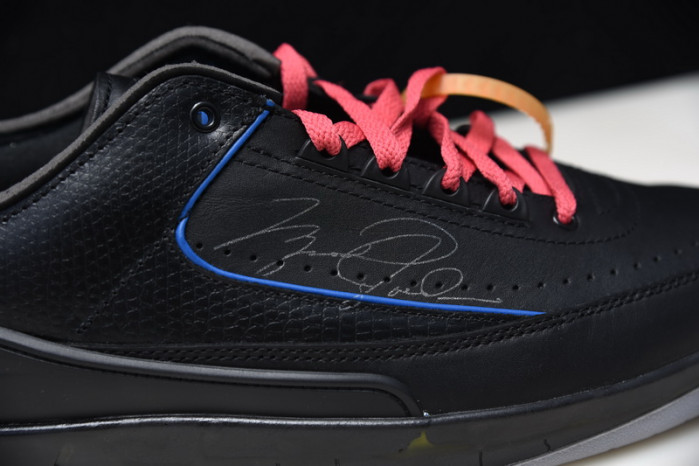 off white air jordan 2 black blue dj4375-004