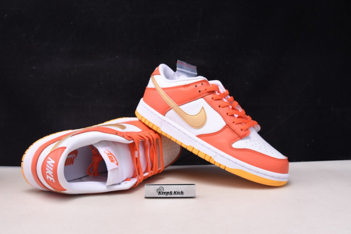 nike dunk low "golden orange" dq4690-800